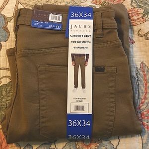 Men’s Jachs 5-pocket straight fit khaki pants